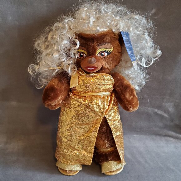 Build a Bear Workshop Limited Edition Rupaul Drag Queen Bear Plush w/Outfit NWT - Picture 1 of 9
